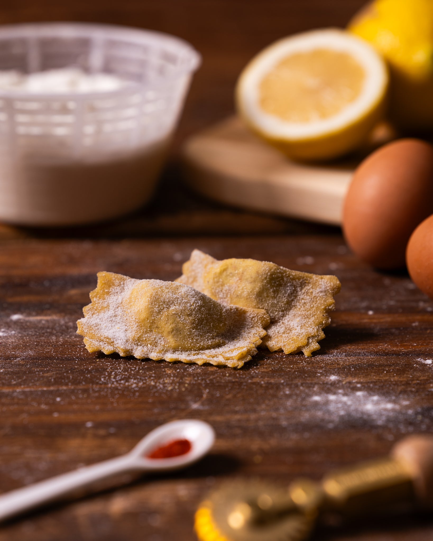 Tortelli con Limone e Zafferano Integrali - 500 g